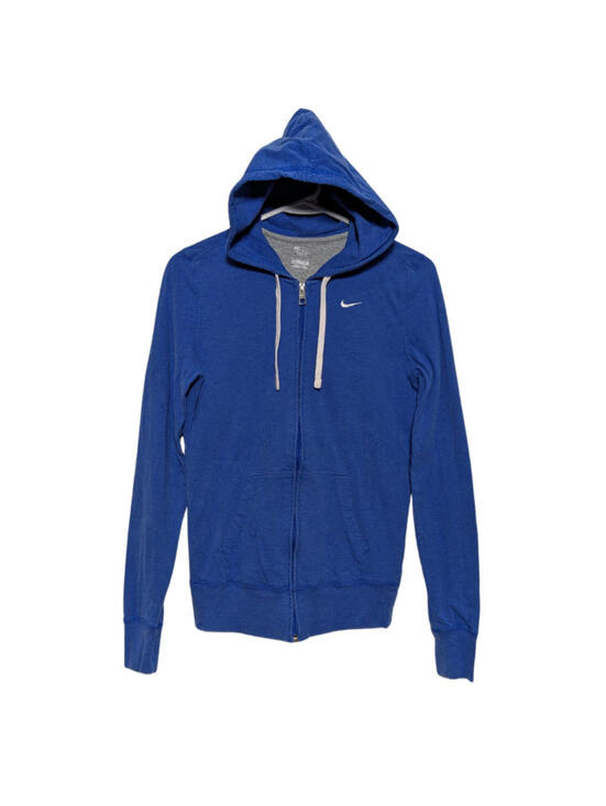 Nike Tops - Nike Women's The Athletic Dept. Blue Vintage 2005 Hoodie, Cotton, Medium, Fitted